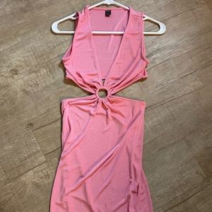 SHEIN side cutout dress